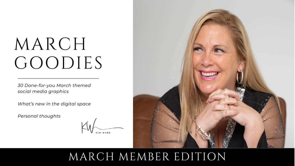 March Goodies {From the desk of Kim Ward}